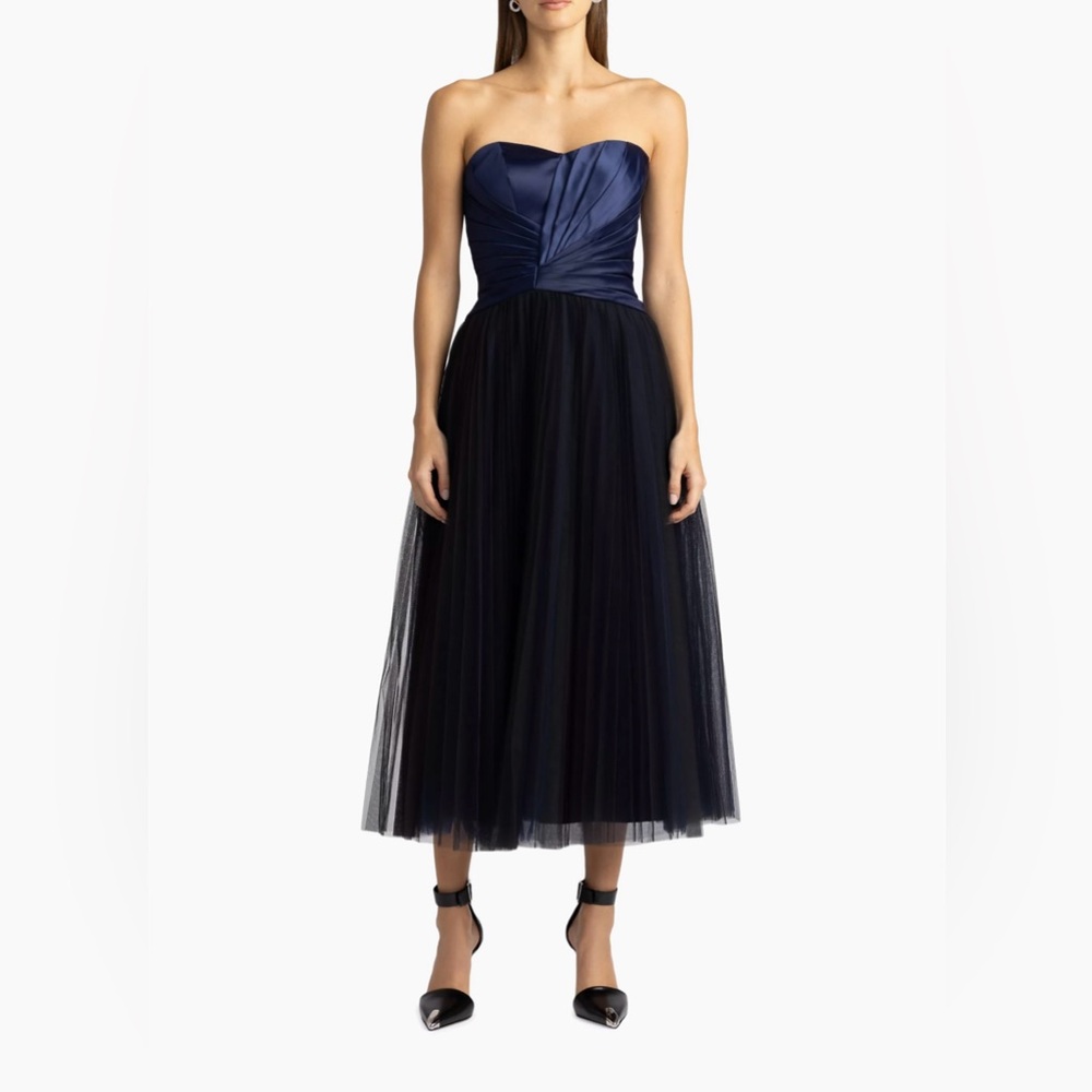 NWT Zac Posen Strapless Tulle Gown Size 12